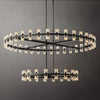 Aurora Wine-Glass Round 2-Tier Chandelier 60