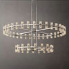 Aurora Wine-Glass Round 2-Tier Chandelier 60