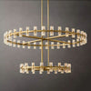 Aurora Wine-Glass Round 2-Tier Chandelier 60