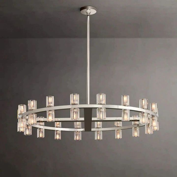 Aurora Wine-Glass Round Chandelier 48"