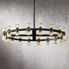 Aurora Wine-Glass Round Chandelier 36