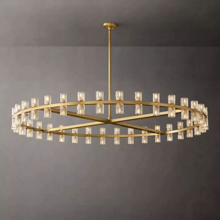 Aurora Wine-Glass Round Chandelier 60"