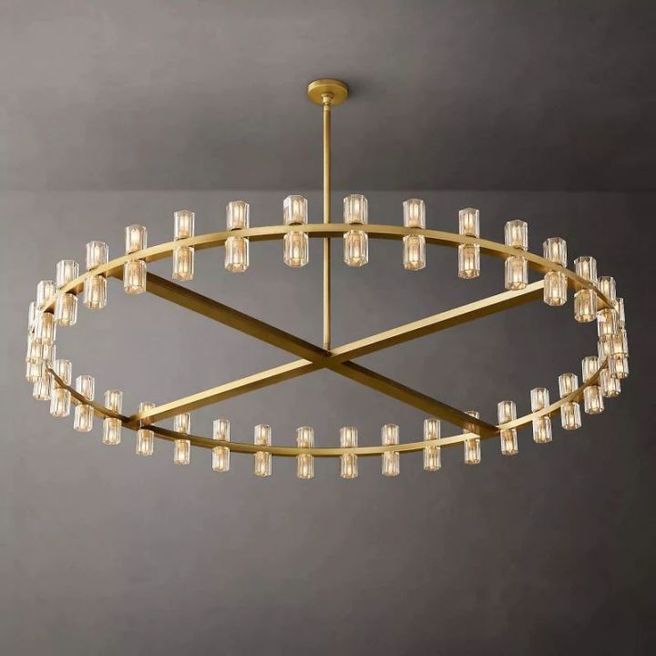 Aurora Wine-Glass Round Chandelier 60"