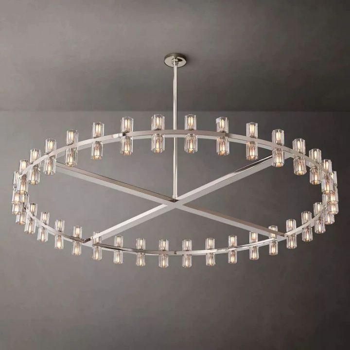 Aurora Wine-Glass Round Chandelier 60"