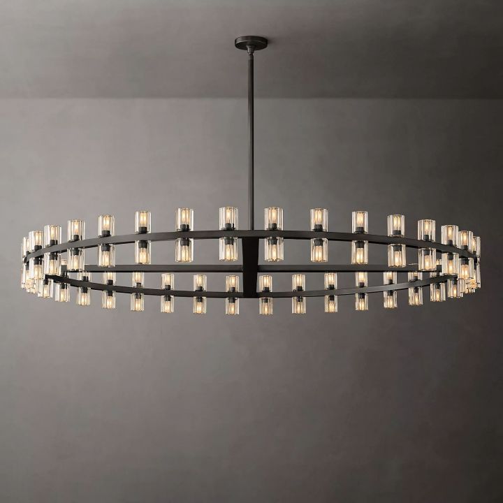 Aurora Wine-Glass Round Chandelier 60"