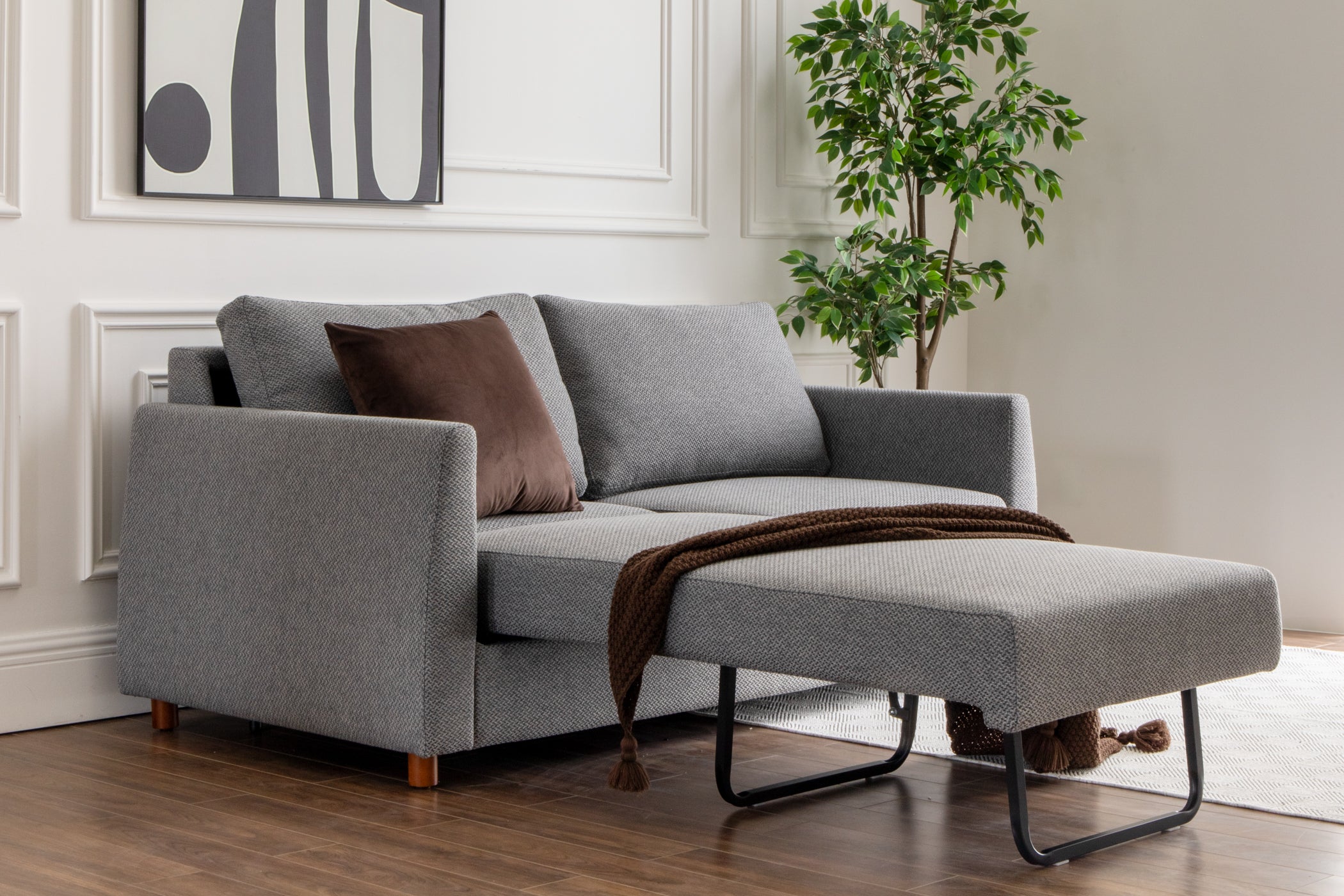 Blaine Sofa Bed - Open Box - Feather Grey