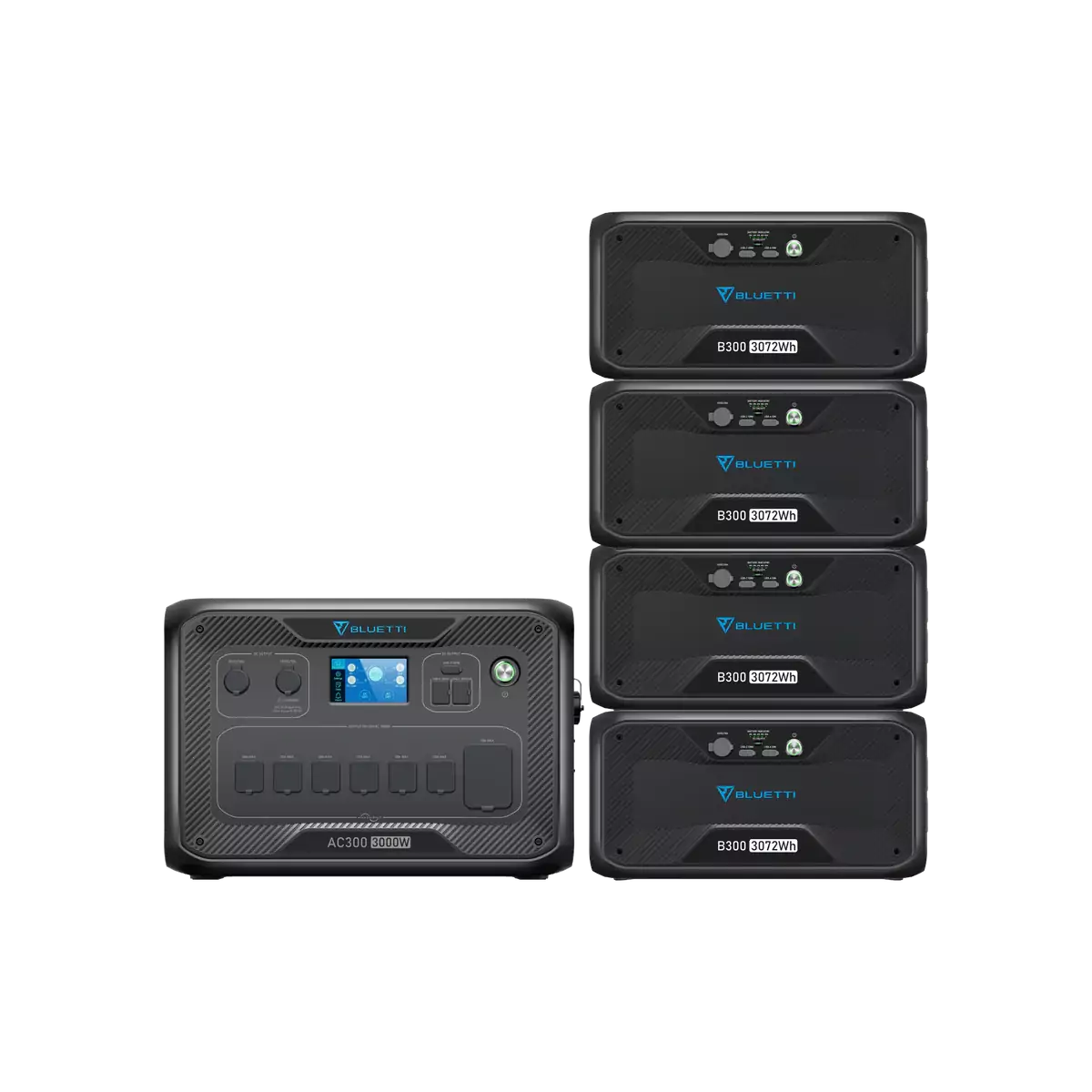 BLUETTI 1xAC300 1xB300 Home Battery Backup With 3xPV350