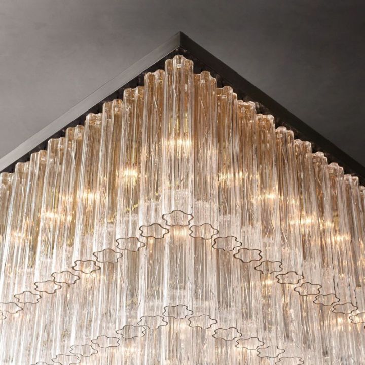 Besa Square Chandelier 45”