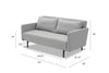 Oslo 2 Seat Sofa Bed