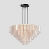 Guts Round Glass Tile Chandelier