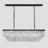 Falria 3-Tier Crystal Rectangular Chandelier