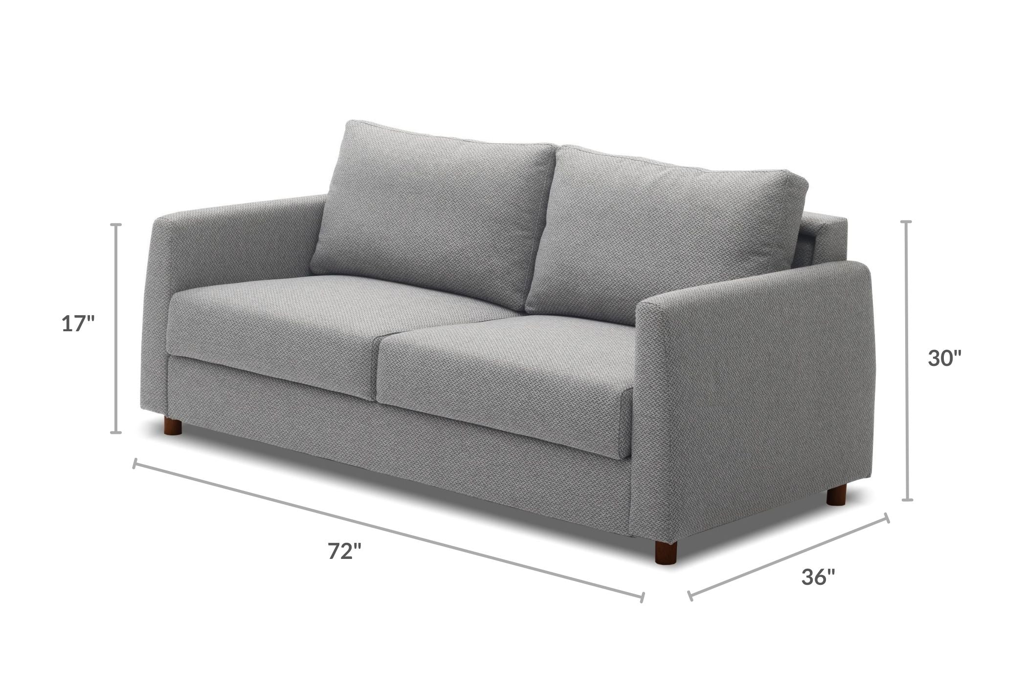 Blaine Sofa Bed - Open Box - Feather Grey