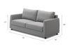 Blaine Sofa Bed - Open Box - Feather Grey