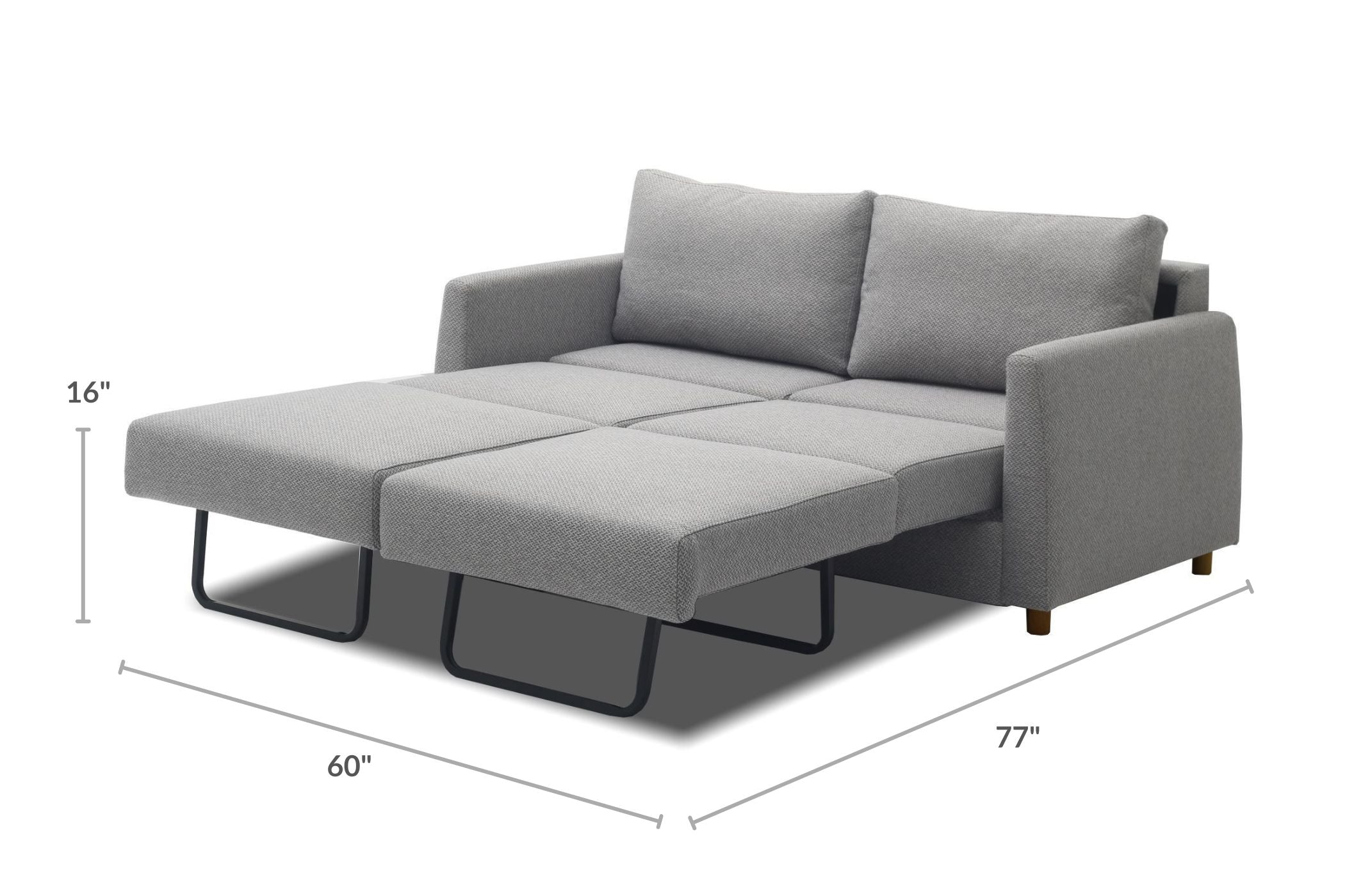 Blaine Sofa Bed - Open Box - Feather Grey