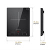 CIARRA 1800W Portable Induction Cooktop With Touch Controls