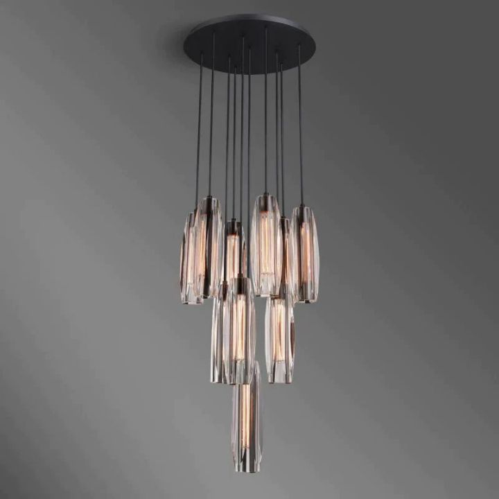 Camellia Crystal 10-Light Round Chandelier