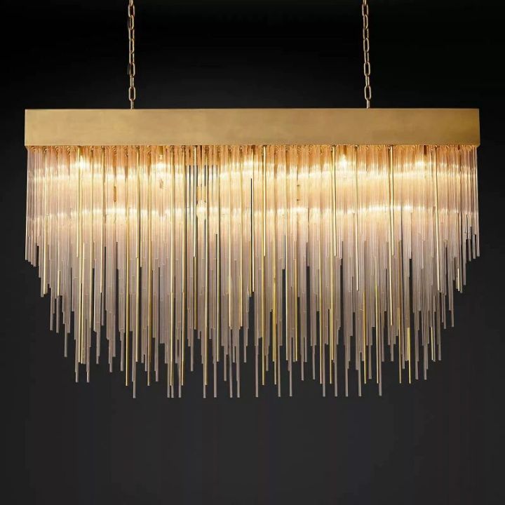 Cassie Rectangular Chandelier 54"