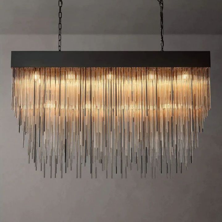 Cassie Rectangular Chandelier 54"