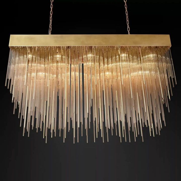 Cassie Rectangular Chandelier 54"