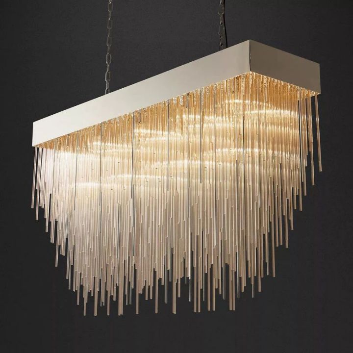 Cassie Rectangular Chandelier 54"