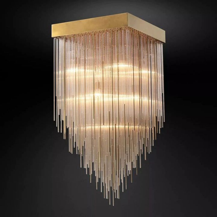 Cassie Square Chandelier 30"