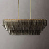 Viraag Smoke Rectangle Chandelier 59