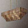 Viraag Smoke Rectangle Chandelier 59