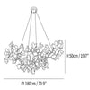 Circular Blossom Chandelier