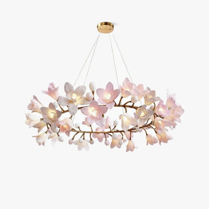 Circular Blossom Chandelier