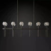 Crysball Double Linear Chandelier 60