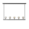 Crysball Glass Linear Chandelier 48