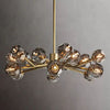 Crysball Glass Round Chandelier 36