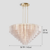 Guts Round Glass Tile Chandelier