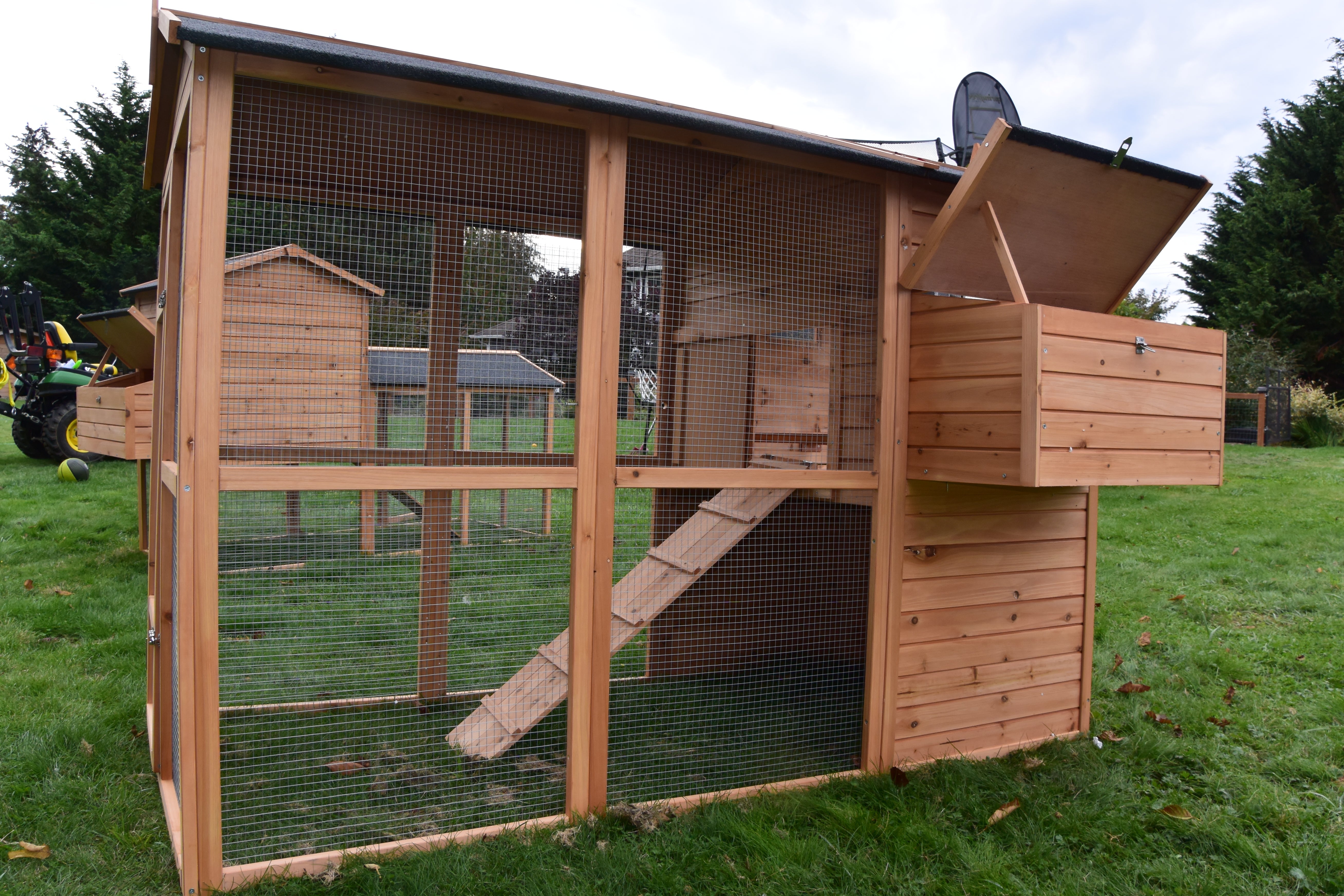 NEW FarmHouse Coop. In-Stock Barn Red Stain on sale