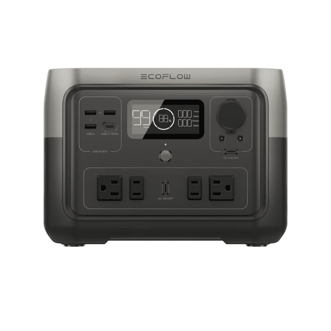 EcoFlow RIVER 2 Max | 500W Output - 512Wh Capacity | Portable Power Station