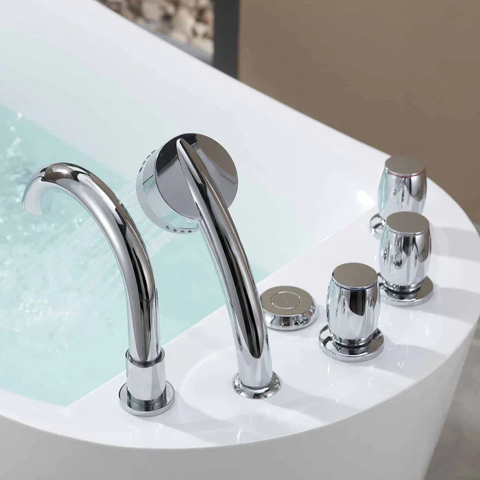 Hydrotherapy Freestanding Whirlpool Bathtub