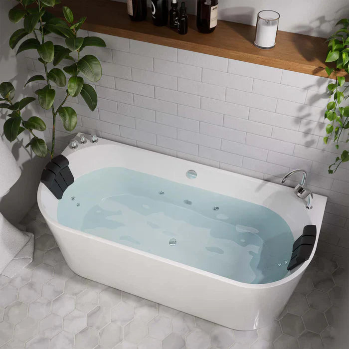 Hydromassage Freestanding Whirlpool Alcove Bathtub