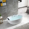 Freestanding Oval Whirlpool Bathtub