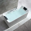 Freestanding Rectangle Whirlpool Bathtub