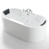 Empava 67 in. Freestanding Oval Whirlpool Bathtub | EMPV-67AIS17