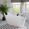 Empava 67 in. Freestanding Oval Whirlpool  Bathtub | EMPV-67AIS09