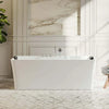 Empava 67 in. Freestanding Rectangle Whirlpool Bathtub | EMPV-67AIS16