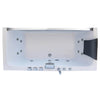 Empava 67 in. Alcove Whirlpool Rectangular Bathtub with LED Lights | EMPV-67JT408LED