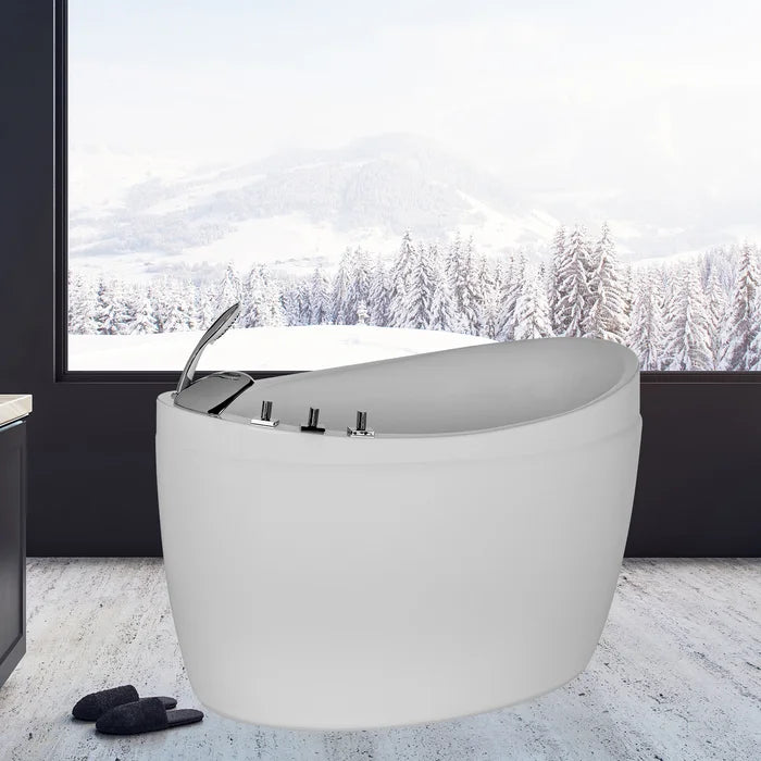 Freestanding Japanese Style Air Soaking Bathtub