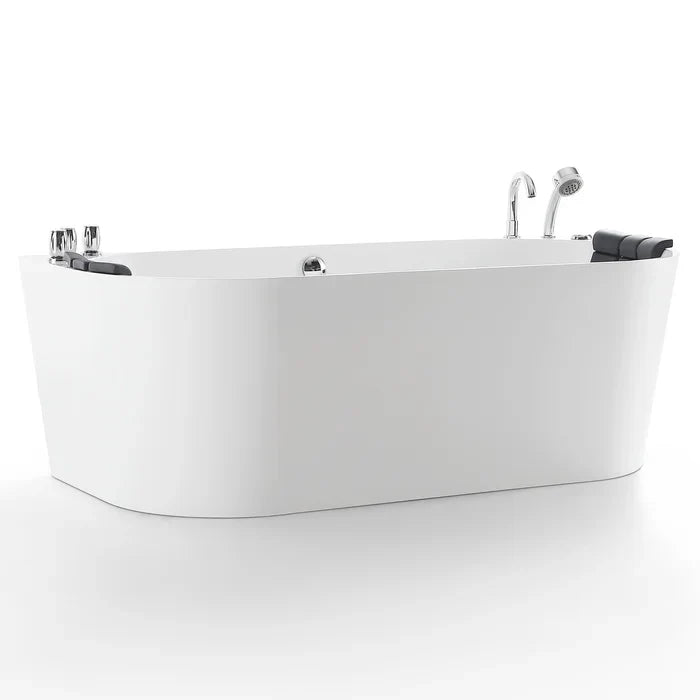 Hydromassage Freestanding Whirlpool Alcove Bathtub