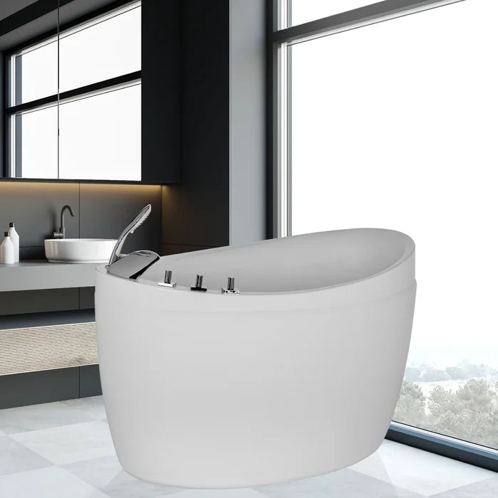 Freestanding Japanese Style Air Soaking Bathtub