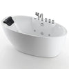 Freestanding Oval Whirlpool Bathtub