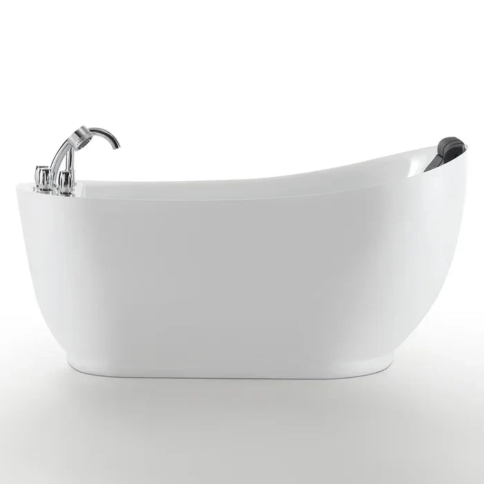 Empava 67 in. Hydrotherapy Freestanding Whirlpool Bathtub | EMPV-67AIS05