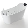 Empava 67 in. Freestanding Oval Whirlpool  Bathtub | EMPV-67AIS09