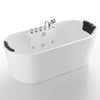 Empava 67 in. Freestanding Whirlpool Bathtub | EMPV-67AIS01